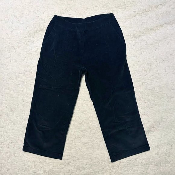 Cropped Wide leg Corduroy Pants - Picture 2 of 3